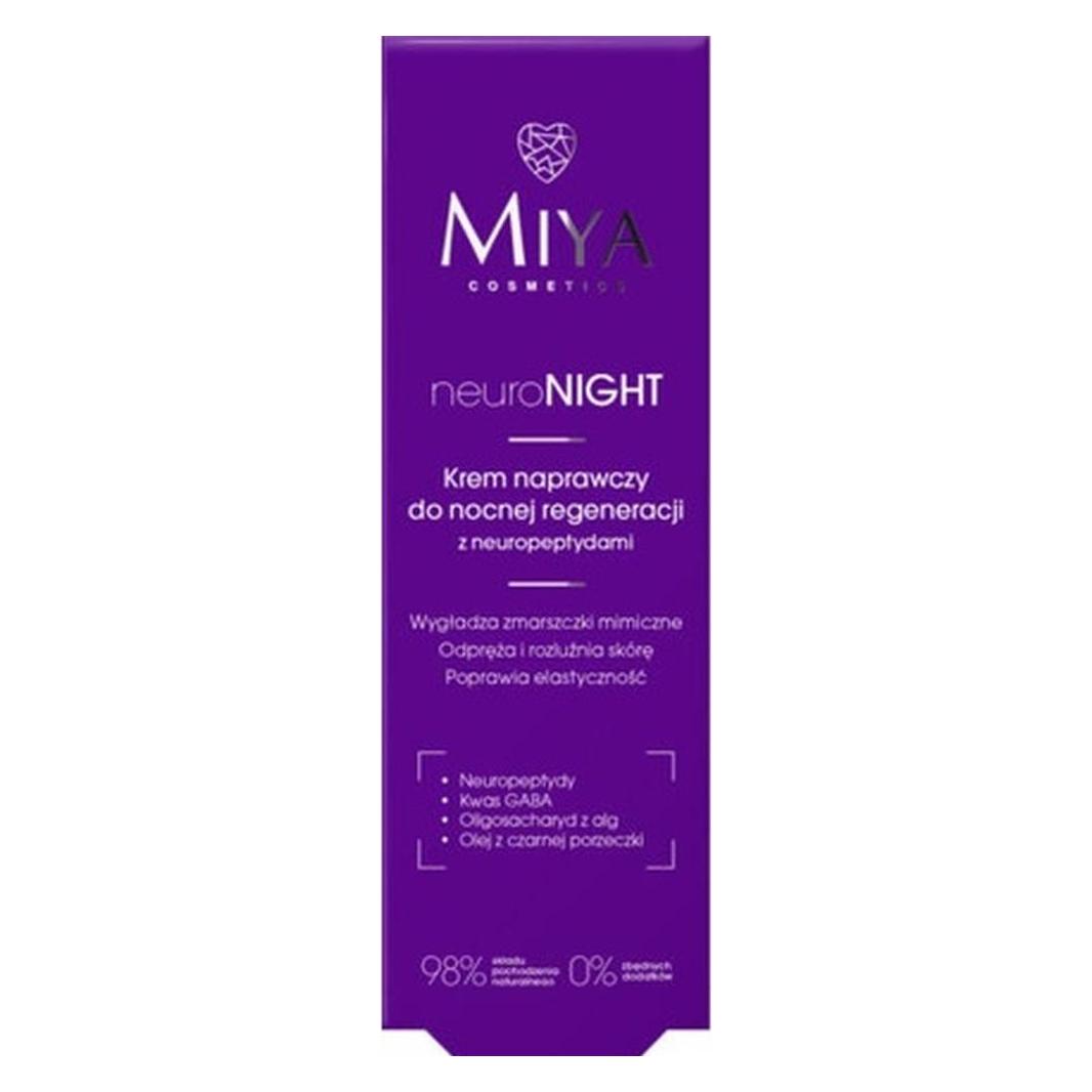 Miya Cosmetics Neuronight Repair Cream für nächtliche Regeneration mit Neuropeptiden (50 ml, Nachtcreme) (52933397)