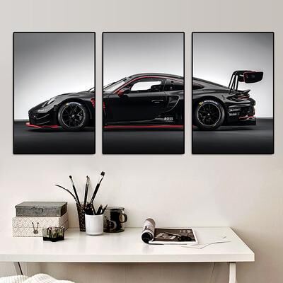 Perfect Picks Market Vintage Car Wall Art Set Industrial Automotive Canvas Prints a s