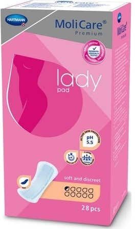MoliCare Compresas Lady 1.5 Gotas 2x14 uds