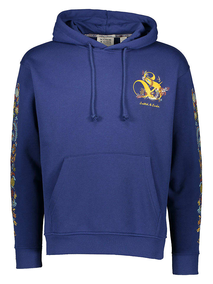 Scotch & Soda Hoodie in Blau - S