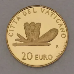 Goldmünze "20 Euro - 2007" Eucharistie (Vatikanstadt)
