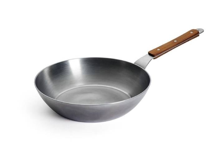 WOLL Sauteuse Sauteuse 28 cm Carbon Steel, Karbonstahl (1-tlg), 3,1l, Aluminium, grau, nicht spülmaschinengeeignet, Induktion