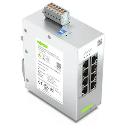 Wago 852-1812 Lean-Managed-Switch,8 Ports 1000Base-T 8521812