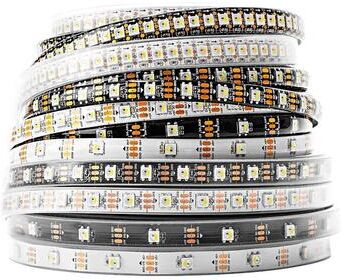 Uplifted Goods Elite RGBW Individual Addressable LED Series rgb Neutral White 3.28ft 60 Ip65 black Pcb