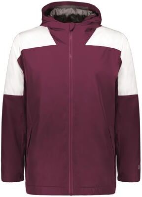 Holloway 223561 Cold Secure Jacket in Maroon/White size 3XL   Polyester
