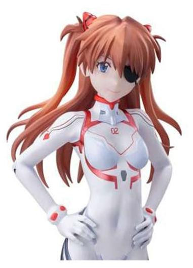 Sega Evangelion: 3.0+1.0 Thrice Upon a Time Asuka Shikinami Langley PVC-beeldje, Hoogte: 22 cm