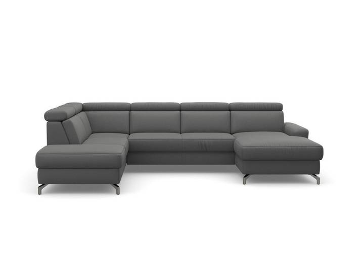 sit&more Wohnlandschaft Scarlett U-Form, inklusive Kopfteilverstellung, optional Schlaffunktion & Bettkasten