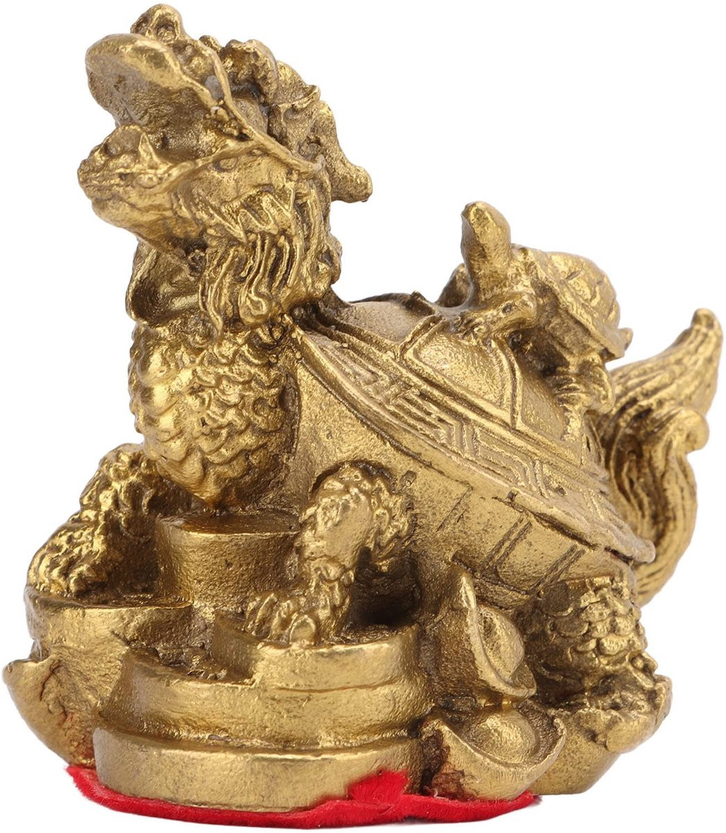 Dailygoods Feng Shui Draak Schildpad Decoratie voor Gezondheid