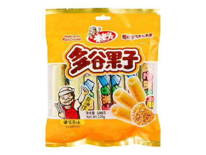 Mi Lao Tou Fruits aux céréales (saveur jaune d'œuf) 100 g