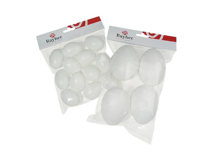 Rayher Plastik-Eier 10 cm 4 Stück
