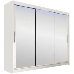 KLEIDERSCHRANK Aston III, mit RGB LED Beleuchtung