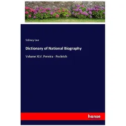 Dictionary of National Biography, Belletristik von Sidney Lee