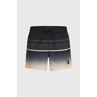 Badeshorts O'NEILL "O'NEILL GRADIENT 15'' SWIMSHORTS", Herren, Gr. L (52), N-Gr, schwarz (schwarz out), Obermaterial: 100% Polyester, Badehosen Badeshorts, mit Hyperdry-Technologie, aus leichtem Mikrofasergewebe