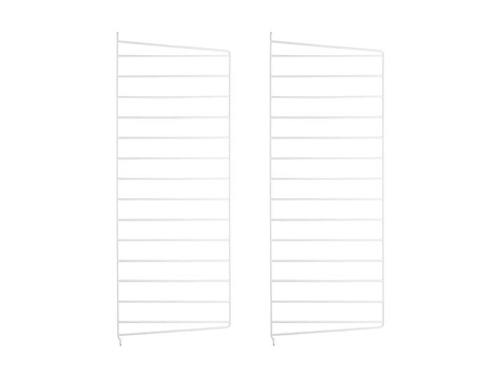 String Panneau mural String Blanc, 75x30 cm, lot de 2