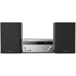Grundig CMS 4000 BT DAB+ (Bluetooth, CD Player, 2x 50 W), Stereoanlage, Schwarz, Silber