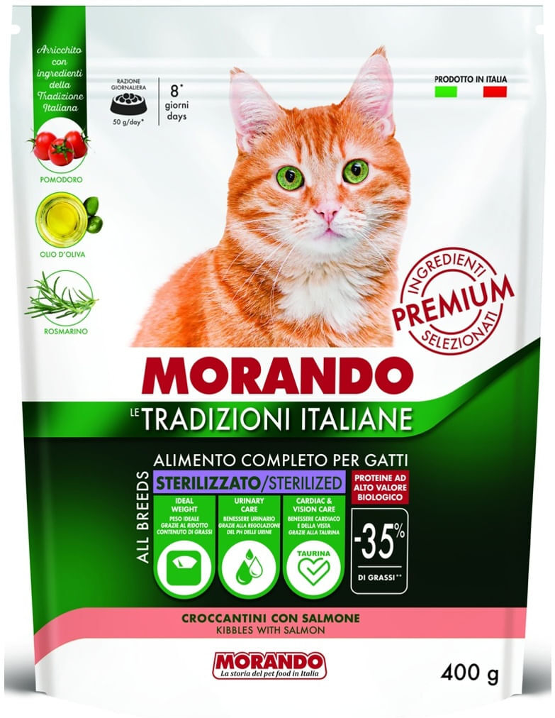 Morando Tradizioni Italiane Sterilised Cat Salmone 400G