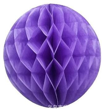 Uplift Essentials Honeycomb Paper Lantern Ball Event Decoration light Purple 10 In