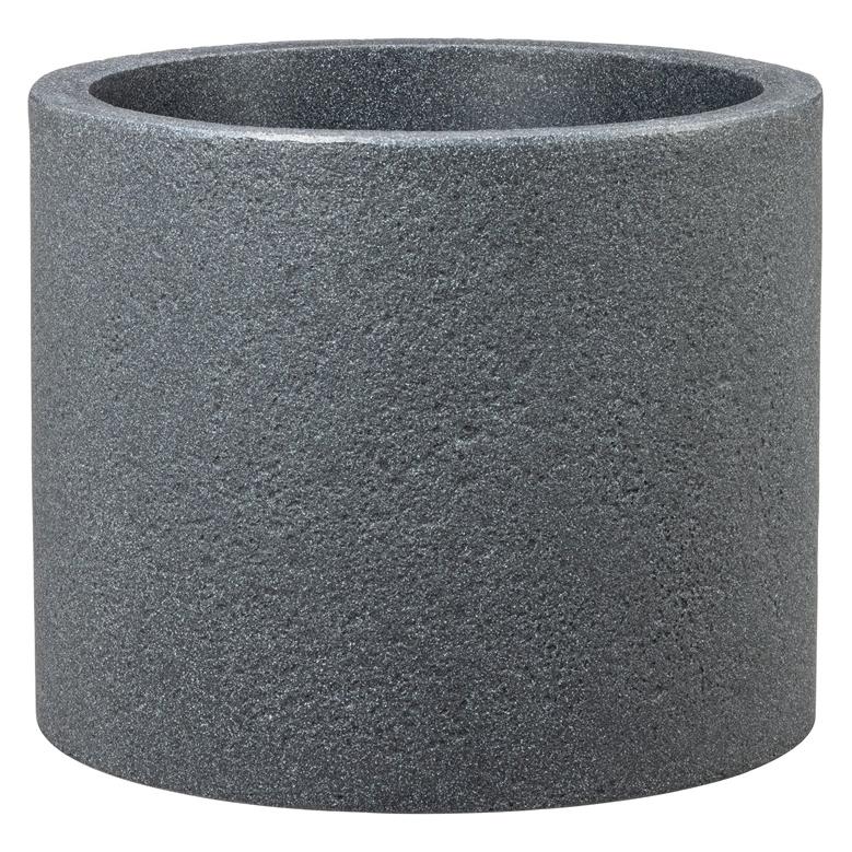 Scheurich Flowerpot Schwarz-Granit, plastic, Ø 39 cm (39 x 32 cm) (41464019)