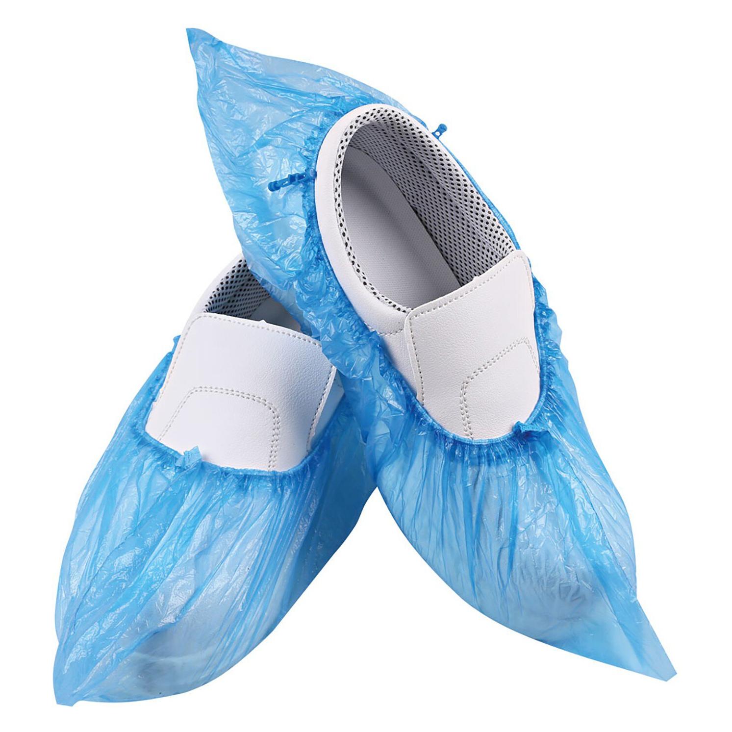 franz mensch Hygostar Überschuh LDPE, blau, für Ecostep Comfort 2 Bündel x 100 Stück/Packung (Überziehschuhe) (285091E)