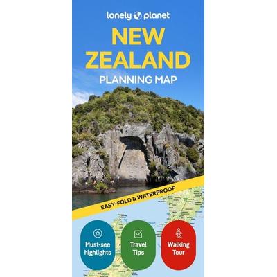 Lonely Planet New Zealand Planning Map, Karte von , Lonely Planet, 978-1-78701-604-0
