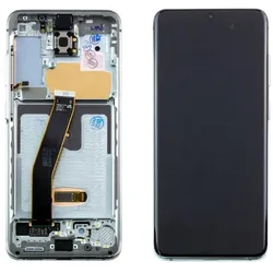 Kaputt.de Samsung Galaxy S20 4G/5G Display (mit Rahmen) cloud white (weiss) (Display, Samsung Galaxy S20), Mobilgerät Ersatzteile, Weiss