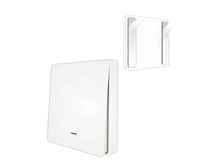 MOES ZigBee Draadloze scèneschakelaar drukknopcontroller, Tuya/MOES Zigbee Hub vereist, Smart Life & Tuya afstandsbediening, 1 bende