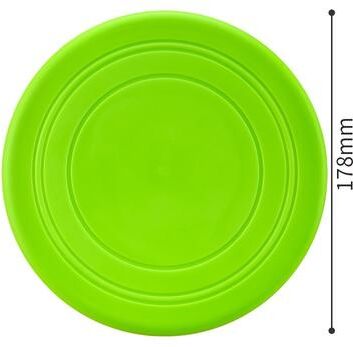 The Handy Homestead Floating Dog Frisbee Ring Toy For Fetch Training And Outdoor Play green