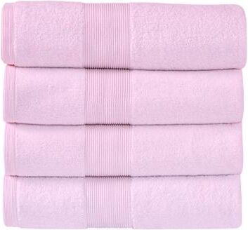 Fabstyles Soft Absorbent Bath Towel, 27 x 54 Inches, Set of 4