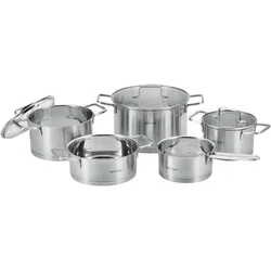 Proficook PC-KTS 1225, Pfannenset + Topfset, Silber