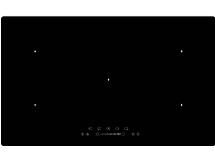 Exquisit EKI901-2 - Inbouw inductie kookplaat - 5 zones - 5 Jaar Garantie - Touch control - Met booster