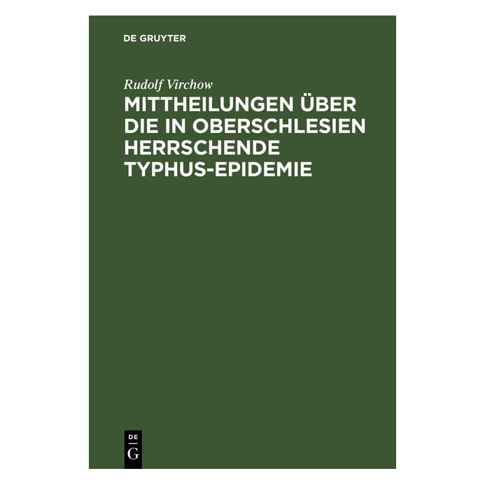 De Gruyter Virchow:Mittheilungen über die in Obers (Deutsch, Hardcover, Rudolf Virchow) (67776644)