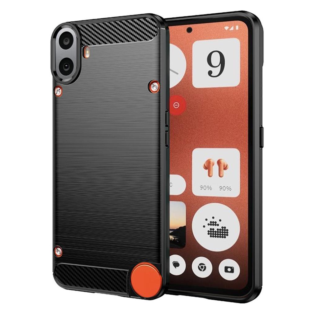 Techsuit - Carbon Silicone - Nothing CMF Phone 1 - Black (Nothing CMF Phone 1) (56359880)