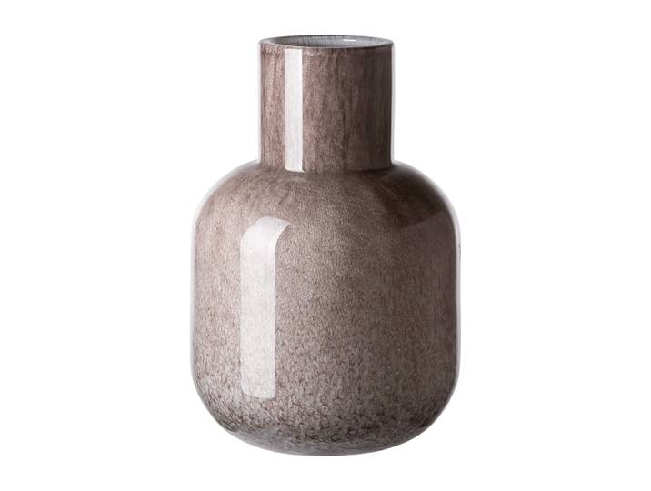 Tischvase FINK NANNA , sand, B:19cm H:28cm T:19cm Ø:19cm, Vasen, Tischvase