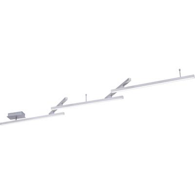 TRIO LEUCHTEN LED Deckenleuchte "MELBY", silber (nickelfarben, alufarben), 1, H: 12cm, 1 Stk., Leuchten, WiZ Smarthome Deckenlampe Steuerung per Fernbedienung + App schwenkbar, LED Deckenleuchte