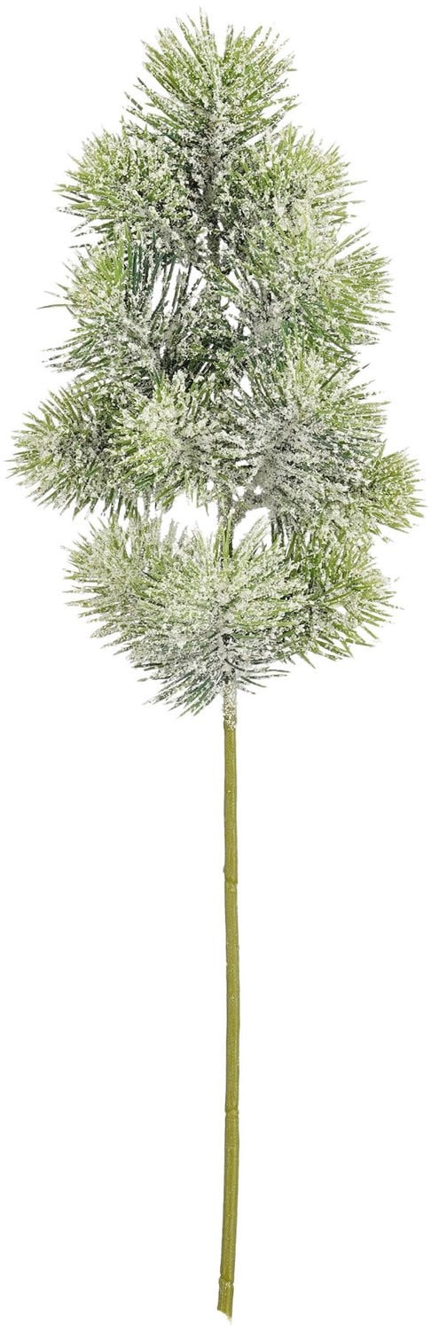 Mica Decorations kersttak groen besneeuwd 55 cm