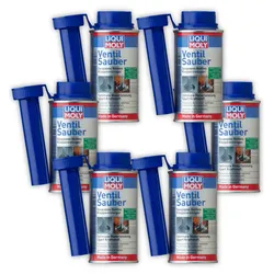 6x Additiv LIQUI MOLY 1014 Ventil Sauber Zusatz Reiniger Benzin Kraftstoff Öl 150ml