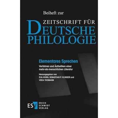 Elementares Sprechen, Taschenbuch von , Erich Schmidt Verlag, 978-3-503-24403-4