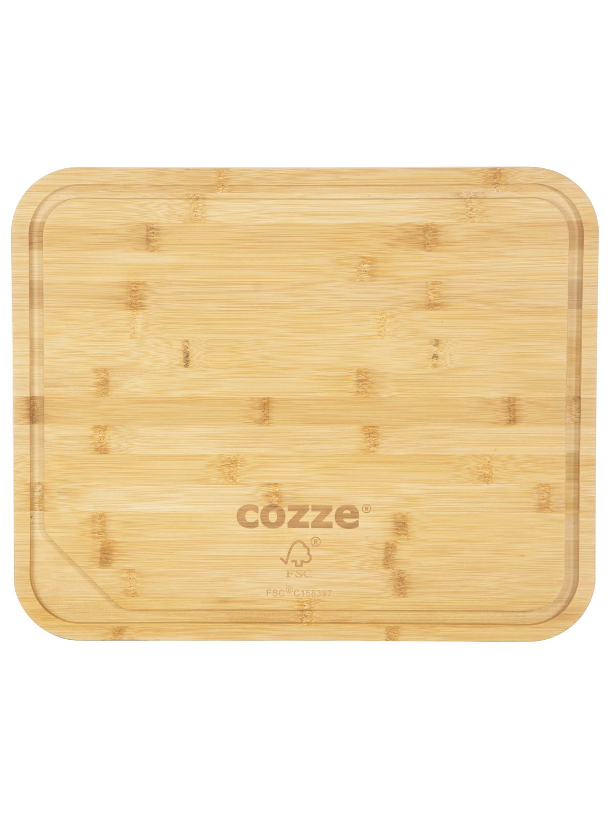 cozze Pizzaschneidebrett 430x350x20mm.