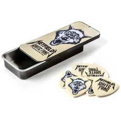 Dunlop Hetfield's White Fang Custom Flow Picks (0.73 mm), Plektrum, Weiss