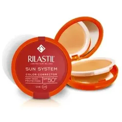 Rilastil, Sonnencreme, Sun System Uniform Compact Creme Spf50 Farbton 02 Dore 10g (SPF 50+, 75 g)
