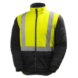 HELLY HANSEN Warnschutz Regenjacke ALTA Gr. XXL CIS 4-in-1 yellow/charcoal 71370