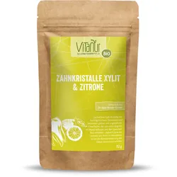 Zahnkristalle Xylit und Zitrone | 40 Kristalle