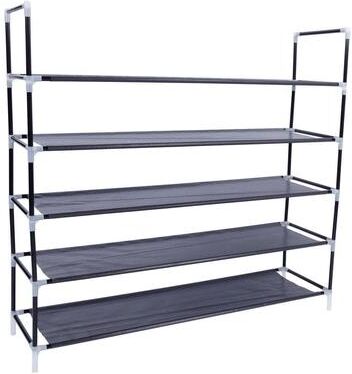 FCH 3/5/6/8/9/10-tier Extra-wide Metal/Non-woven Fabric Shoe Rack