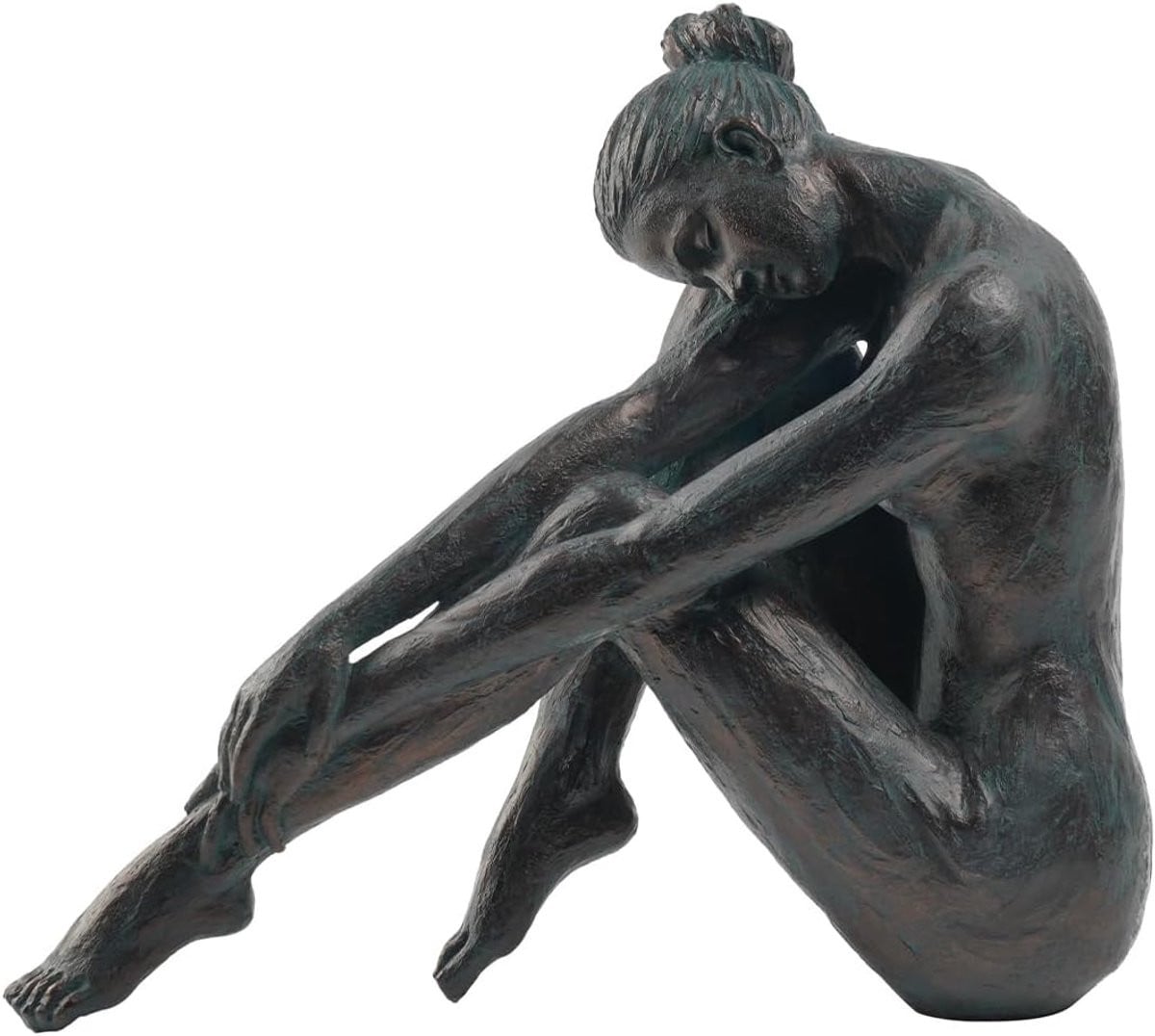Yoga Danser Standbeeld Woondecoratie - Bronzen Sculptuur voor op tafel