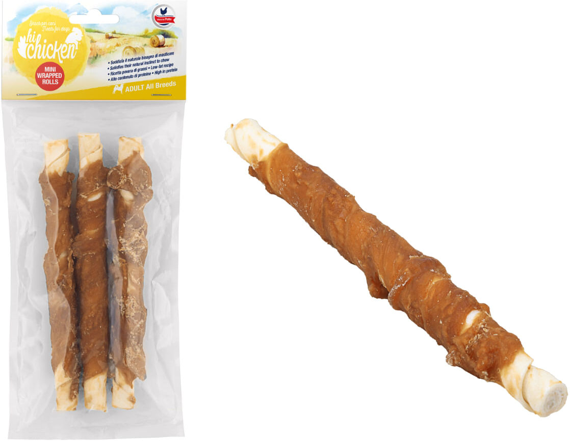 Hi Chicken Snack Dog Mini Rolls POLLO