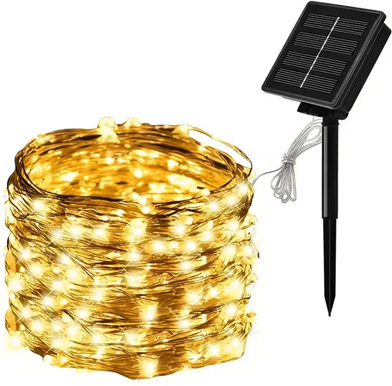 Inspire Curations Solar LED Fairy String Lights 7M 12M 22M 32M warm 12m 100led