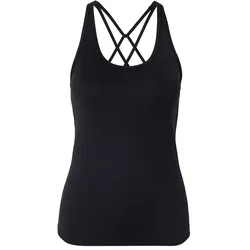 Tchibo - Yogatop mit integriertem BH - Damen - Gr. XL - schwarz