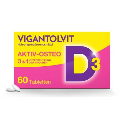 Vigantolvit Vitamin D3 K2 Calcium Filmtabletten 60 St