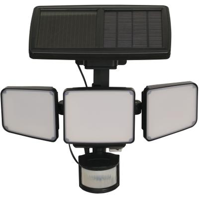 Außen-Wandleuchte LUXFORM "Solar-Sicherheits-Wandleuchte - La Rioja - LED", schwarz, 1 Stk., Leuchten, Erkennungsmodus (1000LM)