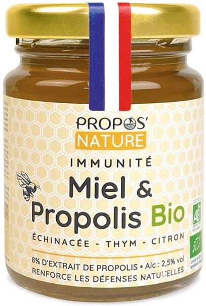 Propos' Nature Mélange Miel et Propolis BIO - IMMUNITÉ - 125 grammes